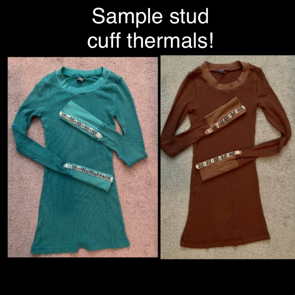 Free People one of a kind, studded stud cuff thermal samples. For COLLECTORS